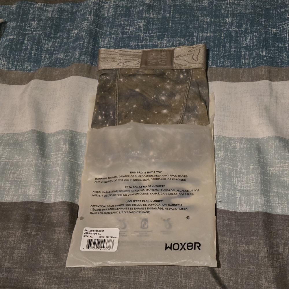 Woxer Green and Gray Boxer Briefs